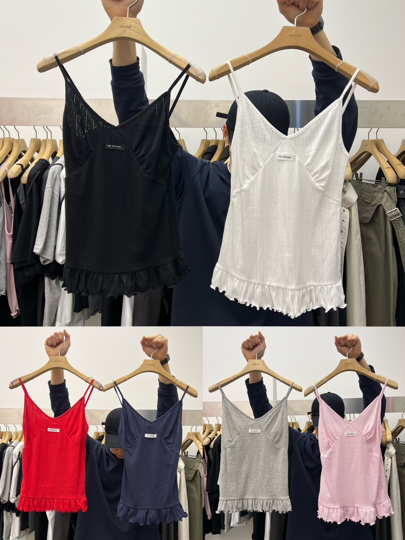SPECIAL韓國代購女裝新款26春夏職業休閑熱賣時尚吊帶背心SPECIAL吊帶/背心