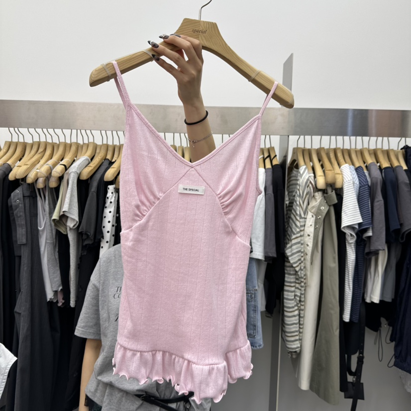 SPECIAL韓國代購女裝新款26春夏職業休閑熱賣時尚吊帶背心SPECIAL吊帶/背心圖色2