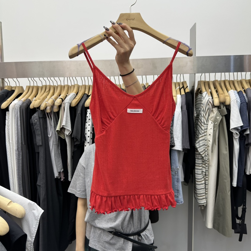 SPECIAL韓國代購女裝新款26春夏職業休閑熱賣時尚吊帶背心SPECIAL吊帶/背心圖色3