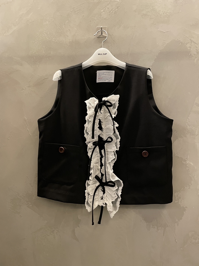 MULCUP韓國代購女士新品26春夏人氣熱賣休閑時尚職業馬甲MULCUP馬甲圖色2