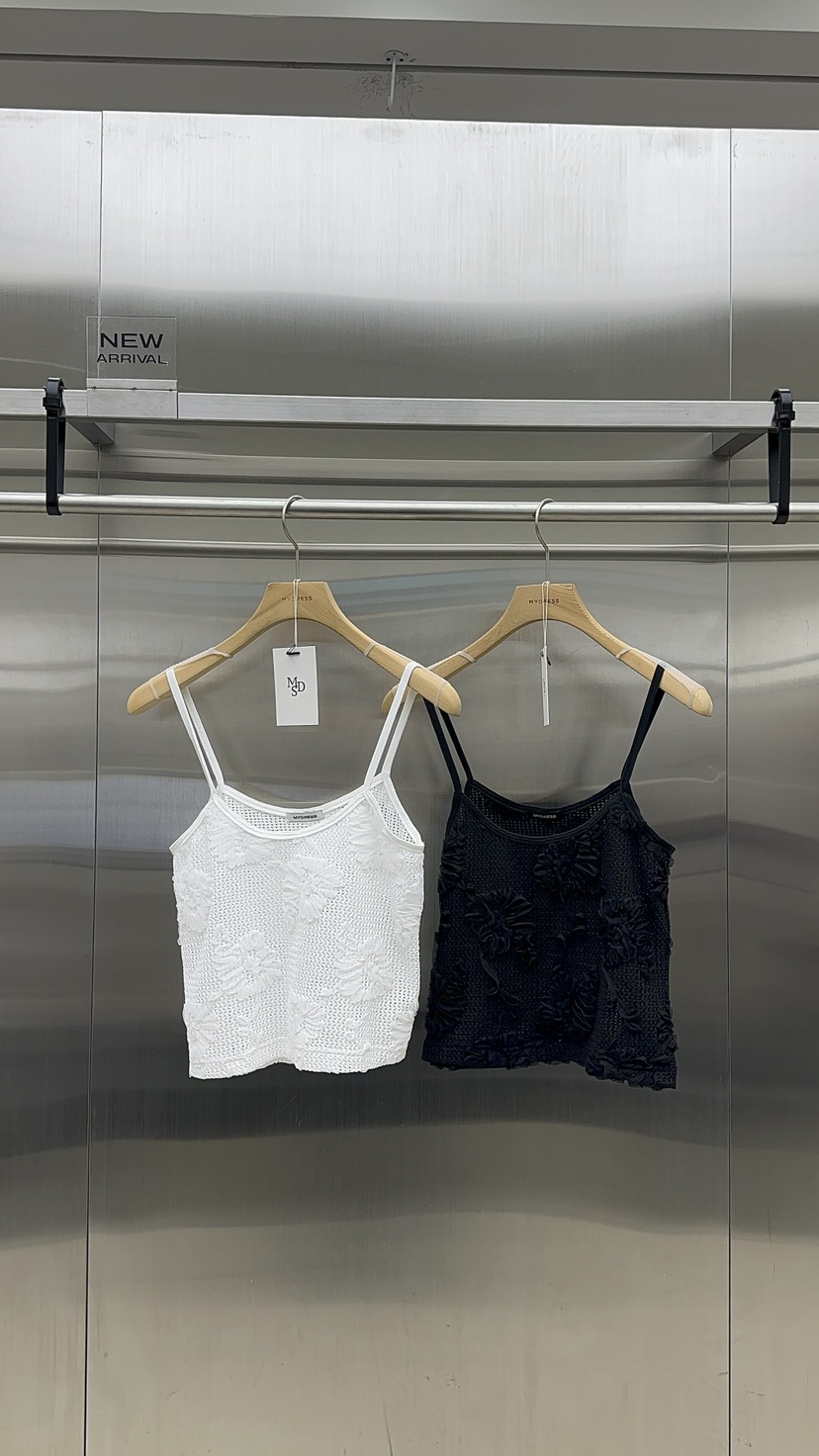 MYDRESS韓國東大門直郵女士新款休閑人氣熱賣吊帶背心網眼MYDRESS吊帶/背心