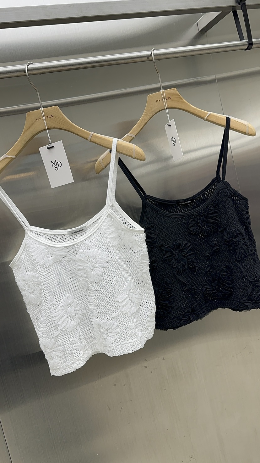 MYDRESS韓國東大門直郵女士新款休閑人氣熱賣吊帶背心網眼MYDRESS吊帶/背心