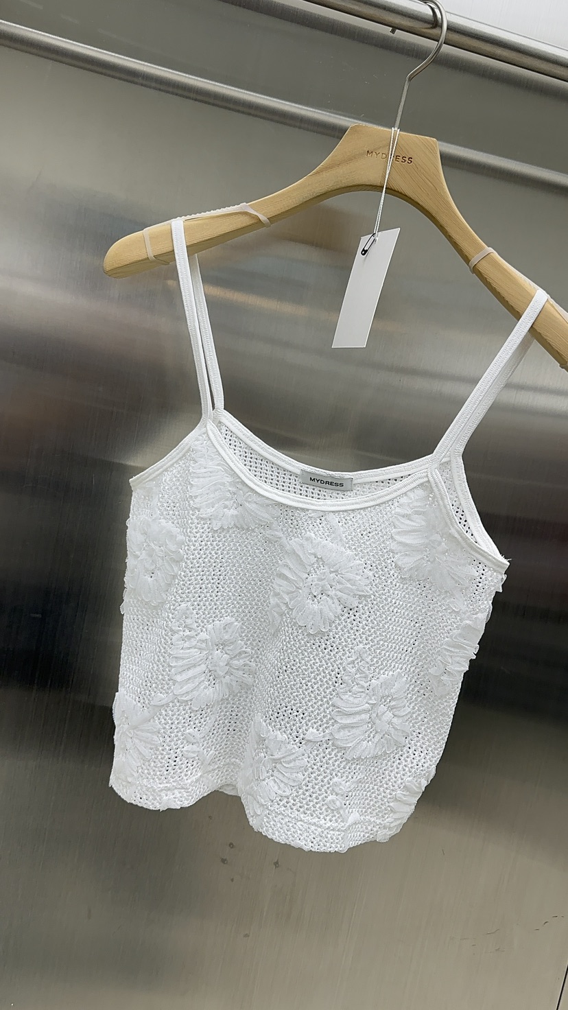 MYDRESS韓國東大門直郵女士新款休閑人氣熱賣吊帶背心網眼MYDRESS吊帶/背心