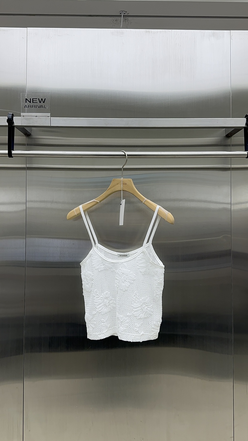 MYDRESS韓國東大門直郵女士新款休閑人氣熱賣吊帶背心網眼MYDRESS吊帶/背心圖色1