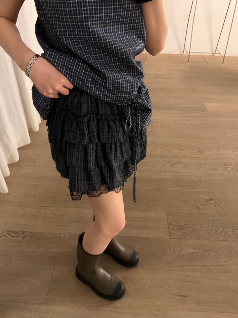 LATTE-P韓國代購女士新品人氣休閑26春夏推薦時尚職業短裙LATTE-P短裙