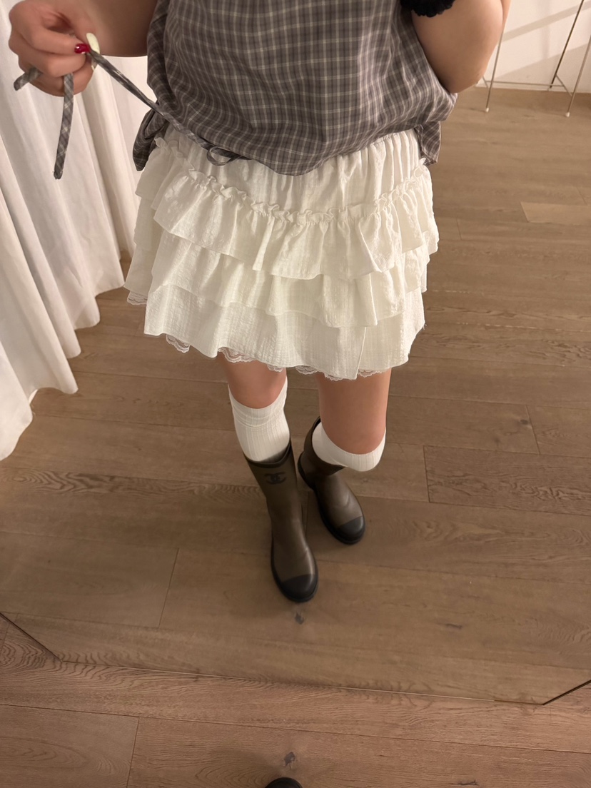 LATTE-P韓國代購女士新品人氣休閑26春夏推薦時尚職業短裙LATTE-P短裙