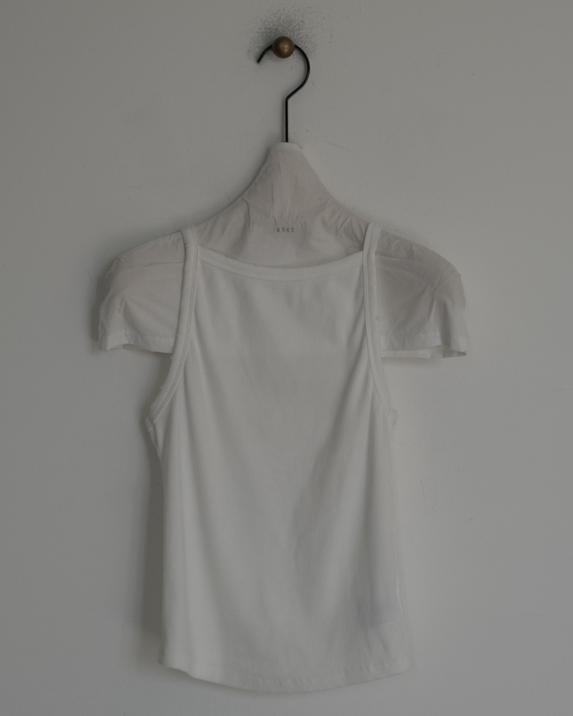 HONG-P韓國直郵實拍女裝新款人氣熱賣時尚吊帶背心復古洗滌HONG-P吊帶/背心圖色2