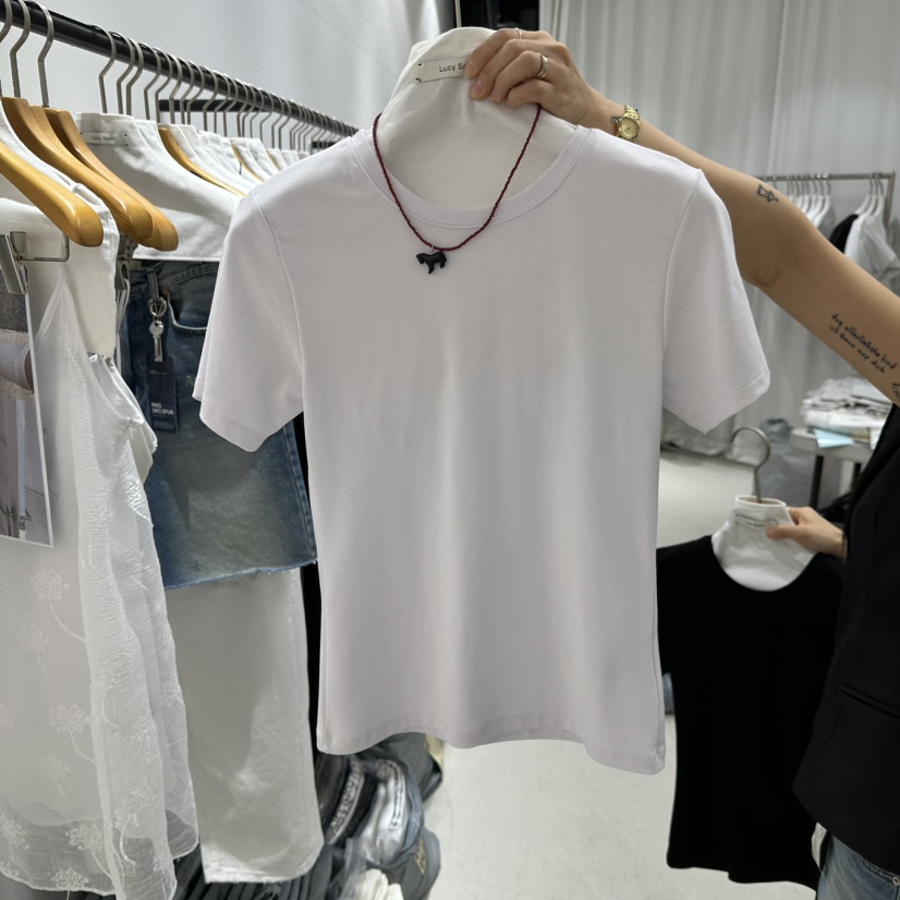 LUCY SALON韓國東大門代購女士新款時尚職業26春夏熱賣T恤LUCY SALONT恤圖色2