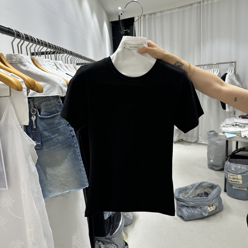LUCY SALON韓國東大門代購女士新款時尚職業26春夏熱賣T恤LUCY SALONT恤圖色3