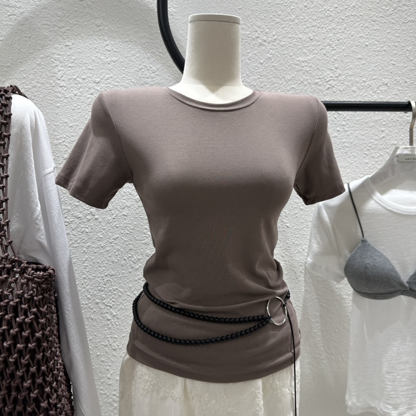 LUCY SALON韓國東大門代購女士新款時尚職業26春夏熱賣T恤LUCY SALONT恤圖色4