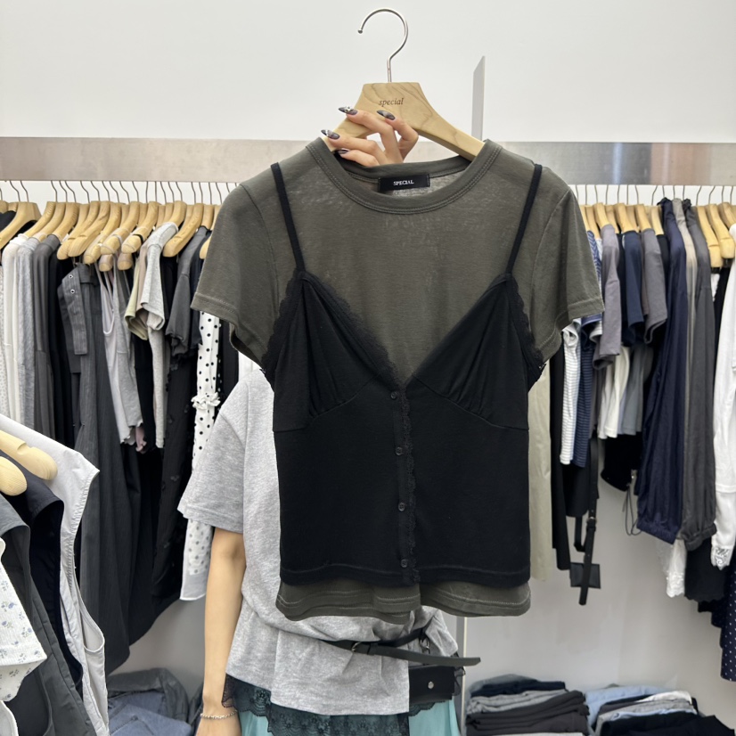 SPECIAL韓國直郵實拍女裝新品26春夏時尚休閑人氣熱賣套裝SPECIAL套裝圖色4