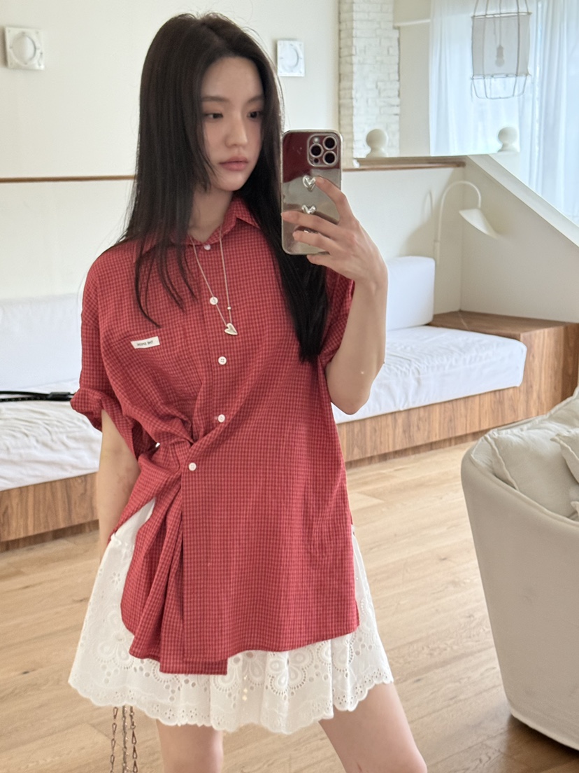 SPECIAL韓國直郵實拍女裝新品人氣休閑推薦熱賣襯衫蕾絲衫SPECIAL襯衫/蕾絲衫