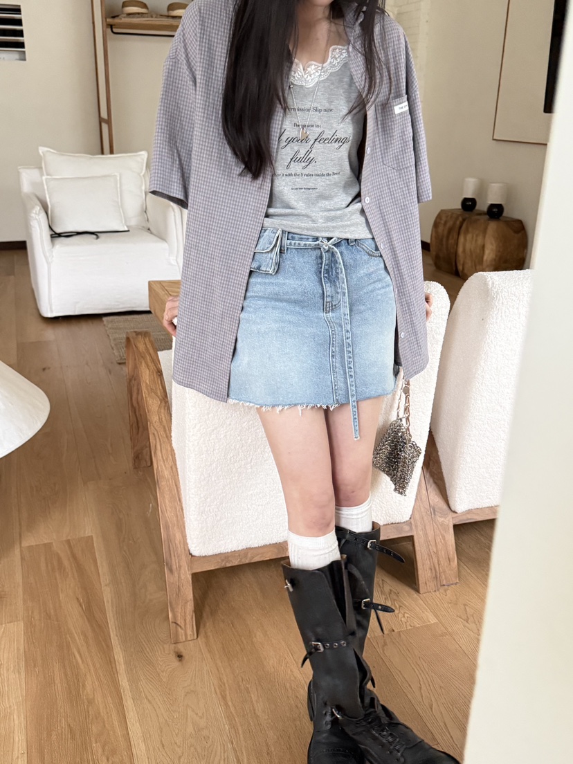 SPECIAL韓國直郵實拍女裝新品人氣休閑推薦熱賣襯衫蕾絲衫SPECIAL襯衫/蕾絲衫