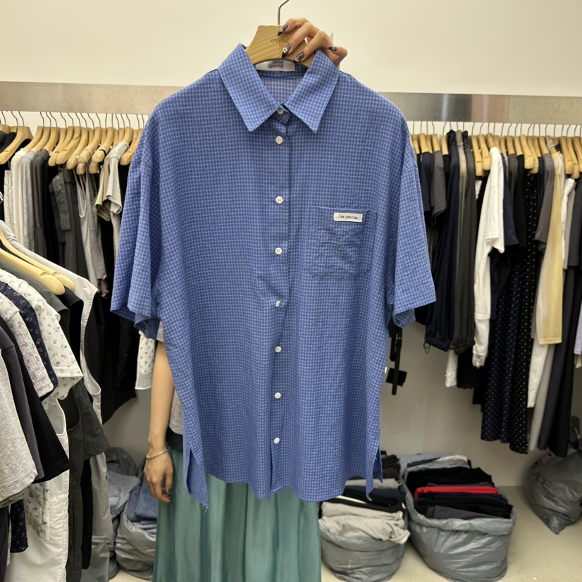 SPECIAL韓國直郵實拍女裝新品人氣休閑推薦熱賣襯衫蕾絲衫SPECIAL襯衫/蕾絲衫圖色4