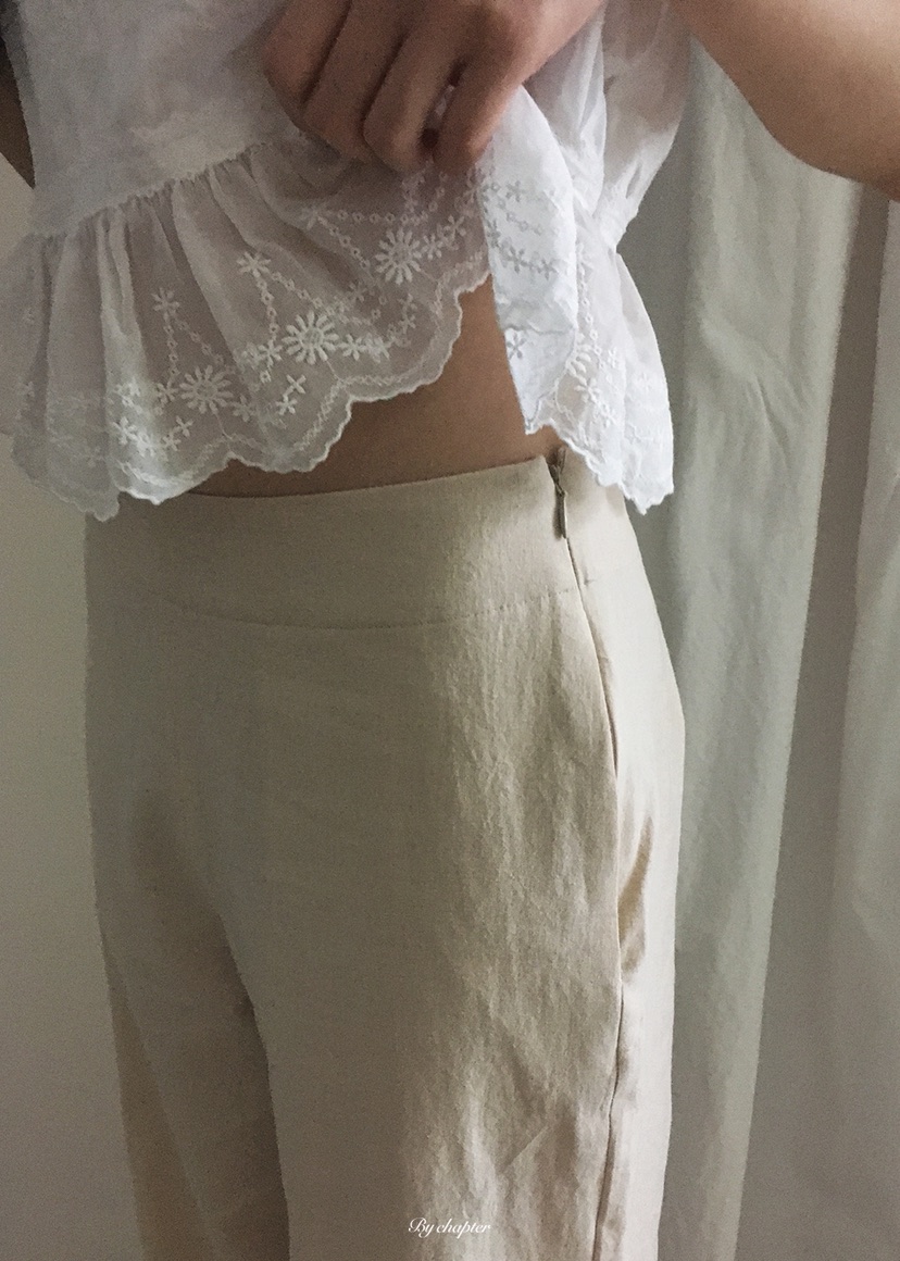 BY CHAPTER韓國直郵女裝新款26春夏推薦人氣套裝褶裥亞麻BY Chapter套裝