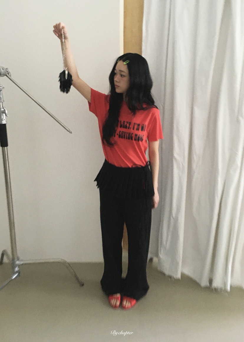 BY CHAPTER韓國直郵女裝新款26春夏推薦人氣套裝褶裥亞麻BY Chapter套裝