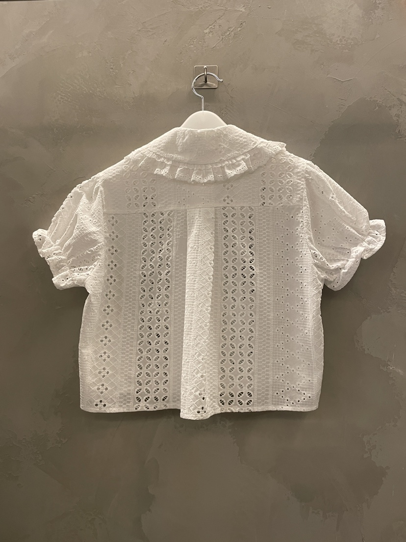 MULCUP韓國直郵實拍女裝新品26春夏人氣推薦襯衫蕾絲衫刺繡MULCUP襯衫/蕾絲衫