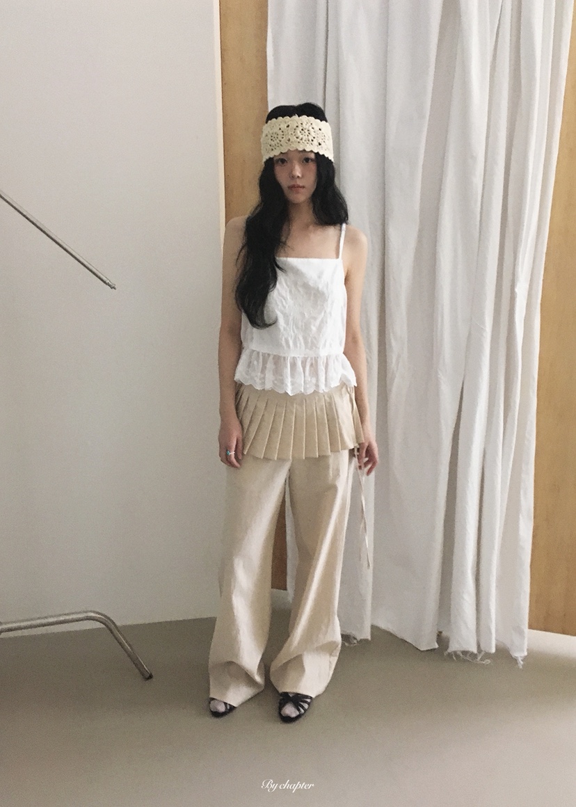 BY CHAPTER韓國東大門直郵女士新品熱賣職業人氣吊帶背心BY Chapter吊帶/背心