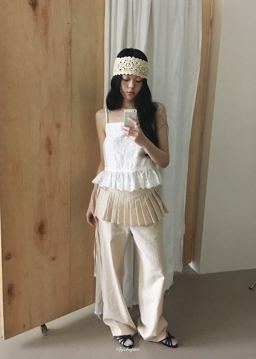 BY CHAPTER韓國東大門直郵女士新品熱賣職業人氣吊帶背心BY Chapter吊帶/背心