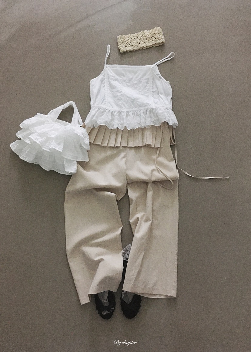 BY CHAPTER韓國東大門直郵女士新品熱賣職業人氣吊帶背心BY Chapter吊帶/背心