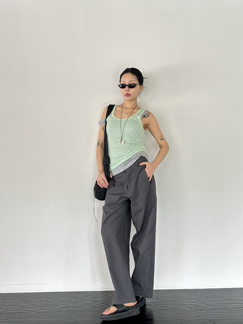 LIMLIMLIM韓國東大門代購女士新款休閑熱賣人氣吊帶背心天絲LIM LIM LIM吊帶/背心