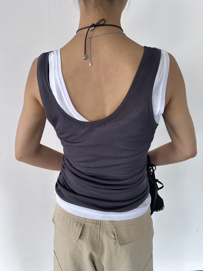 LIMLIMLIM韓國東大門代購女士新款休閑熱賣人氣吊帶背心天絲LIM LIM LIM吊帶/背心