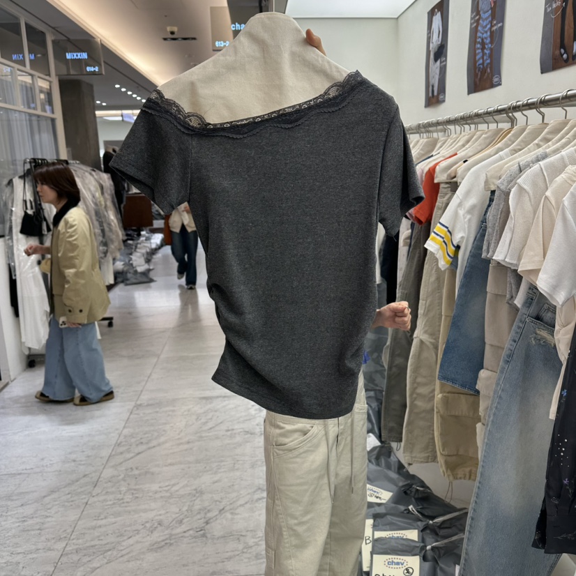 CHAV韓國直郵實拍女士新品休閑時尚人氣推薦熱賣26春夏T恤兔子CHAVT恤