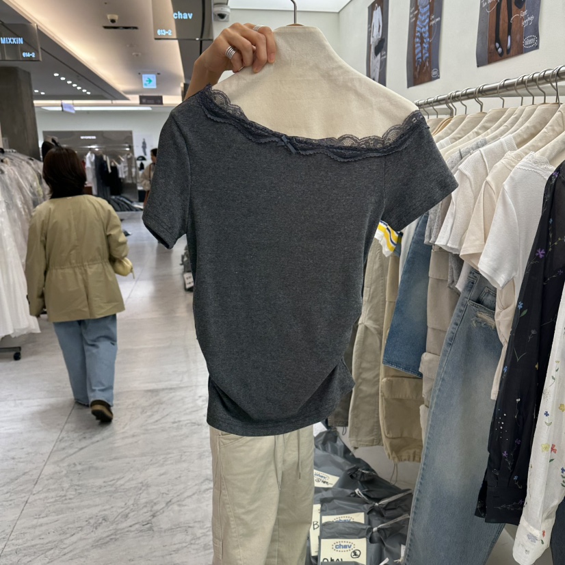 CHAV韓國直郵實拍女士新品休閑時尚人氣推薦熱賣26春夏T恤兔子CHAVT恤圖色3