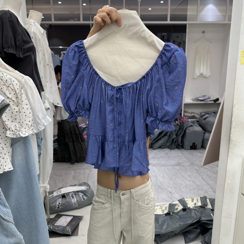 CHAV韓國東大門代購女裝新款熱賣人氣休閑時尚襯衫蕾絲衫CHAV襯衫/蕾絲衫圖色3