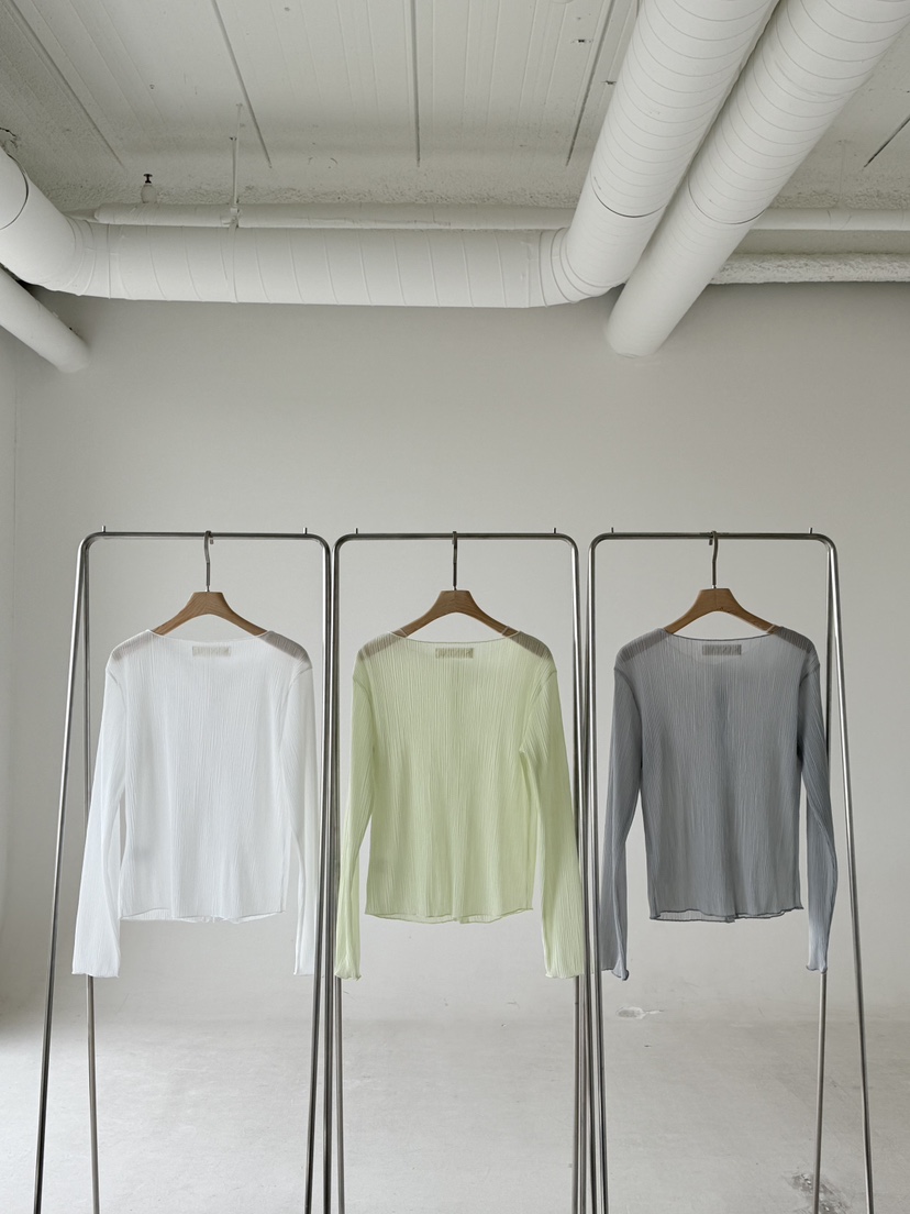 SANTAL韓國東大門代購女裝新款熱賣人氣時尚推薦針織衫褶皺SANTAL針織衫