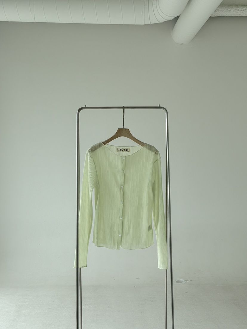 SANTAL韓國東大門代購女裝新款熱賣人氣時尚推薦針織衫褶皺SANTAL針織衫圖色2