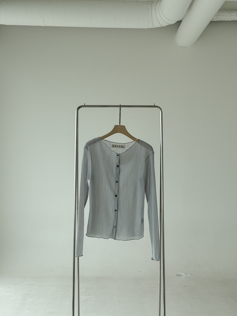 SANTAL韓國東大門代購女裝新款熱賣人氣時尚推薦針織衫褶皺SANTAL針織衫圖色3