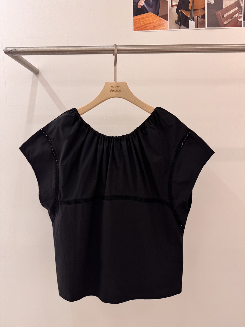 WEAUE SELVAGE韓國代購女士新款職業熱賣時尚襯衫蕾絲衫Weave Selvage襯衫/蕾絲衫圖色2