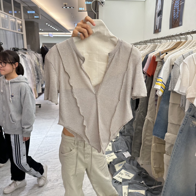 CHAV韓國直郵女裝新品26春夏推薦休閑人氣時尚針織衫開衫CHAV針織衫圖色2