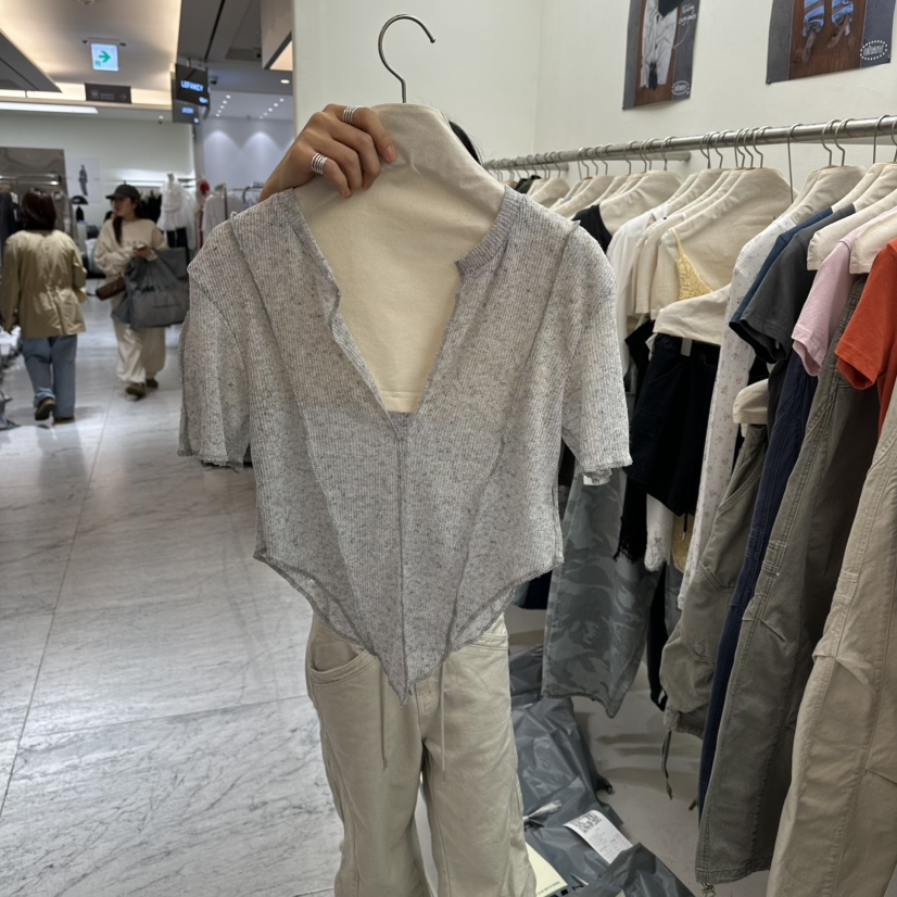 CHAV韓國直郵女裝新品26春夏推薦休閑人氣時尚針織衫開衫CHAV針織衫圖色4