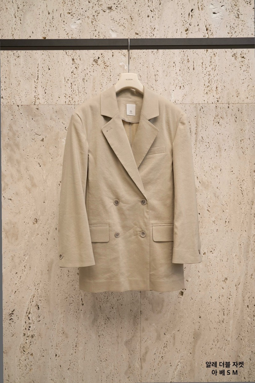 BLOSSOM韓國直郵女裝新品職業人氣時尚熱賣26春夏夾克雙層BLOSSOM夾克圖色1