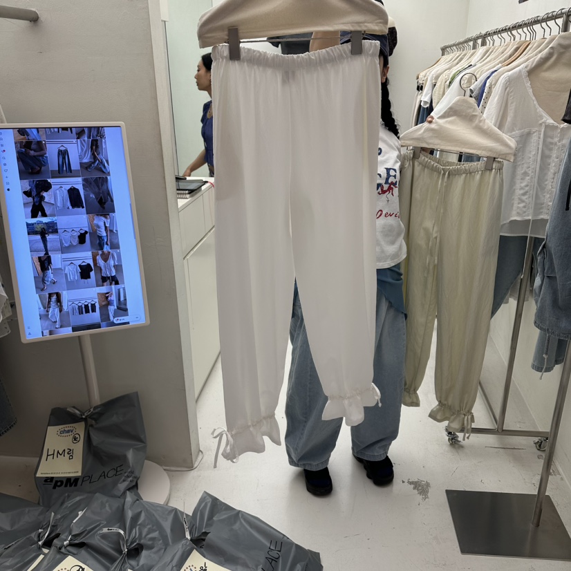 CHAV韓國直郵實拍女士新品人氣休閑時尚26春夏熱賣休閑褲CHAV休閑褲