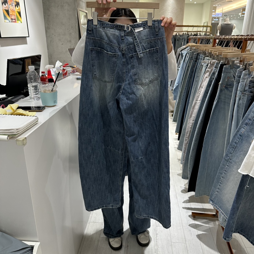 GRAYMELLOW韓國東大門代購女士新品熱賣26春夏推薦牛仔褲GRAYMELLOW牛仔褲