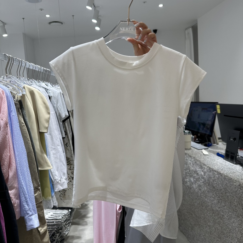 NEROLI 36韓國直郵實拍女裝新款休閑推薦職業26春夏時尚T恤NEROLI 36T恤圖色1