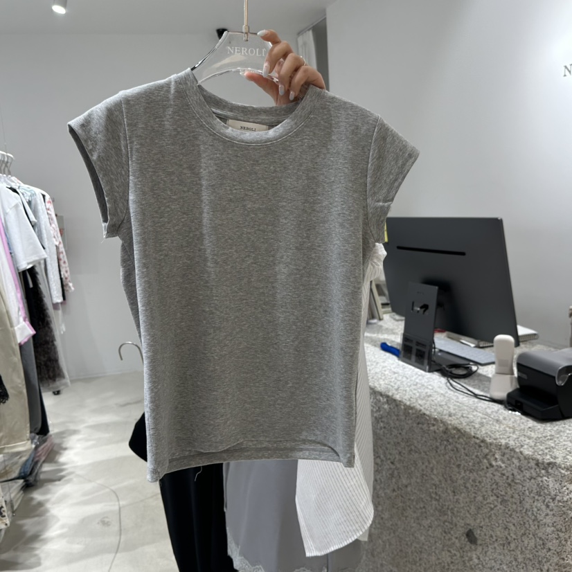 NEROLI 36韓國直郵實拍女裝新款休閑推薦職業26春夏時尚T恤NEROLI 36T恤圖色2