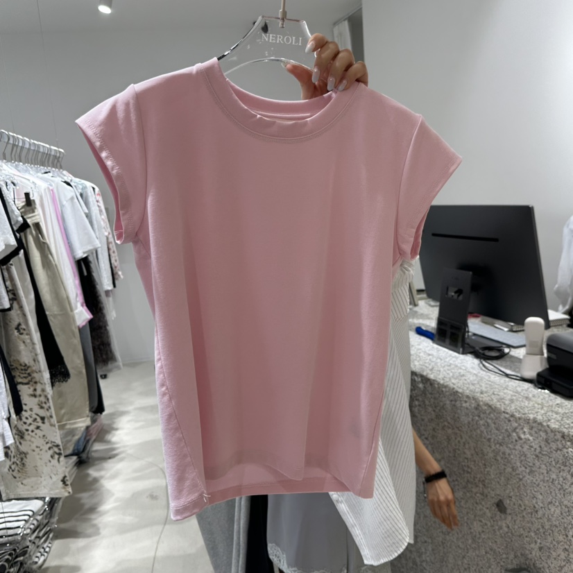 NEROLI 36韓國直郵實拍女裝新款休閑推薦職業26春夏時尚T恤NEROLI 36T恤圖色4