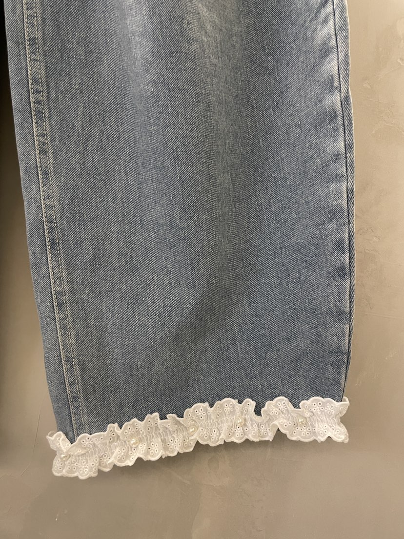 MULCUP韓國東大門直郵女裝新品熱賣26春夏推薦休閑牛仔褲MULCUP牛仔褲