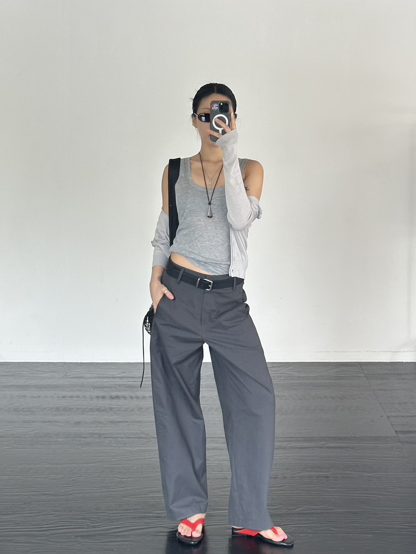 LIMLIMLIM韓國直郵實拍女士新款職業熱賣休閑26春夏休閑褲LIM LIM LIM休閑褲