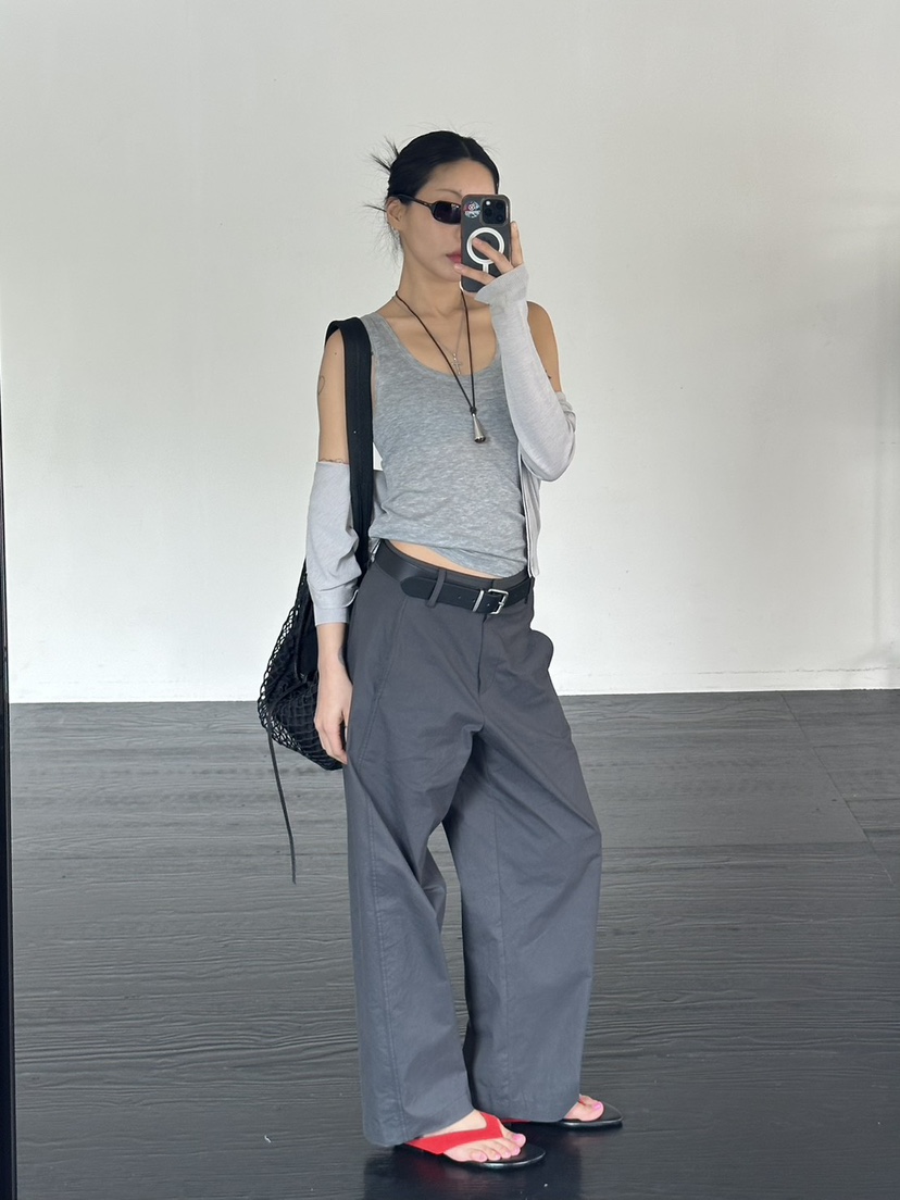 LIMLIMLIM韓國直郵實拍女士新款職業熱賣休閑26春夏休閑褲LIM LIM LIM休閑褲