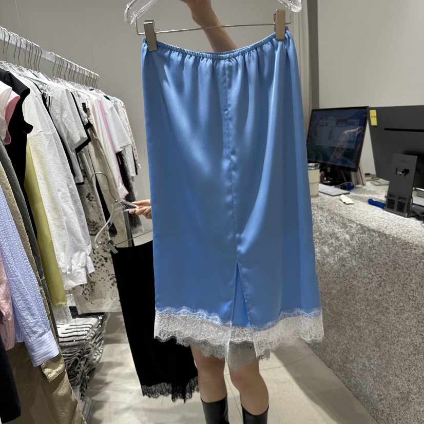 NEROLI 36韓國東大門代購女士新款人氣職業熱賣長裙緞面NEROLI 36長裙