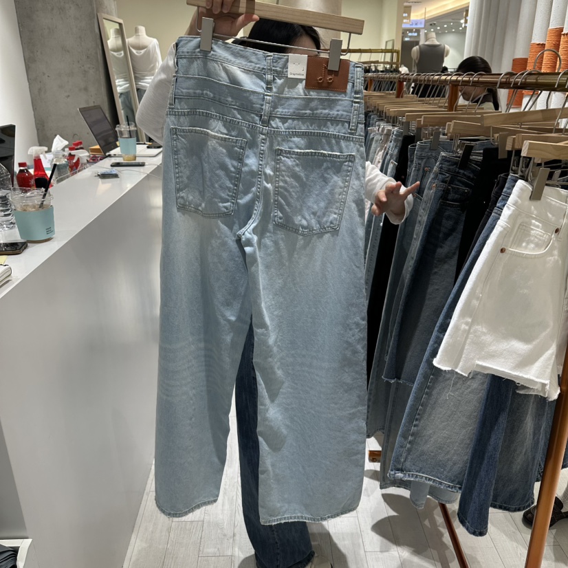 GRAYMELLOW韓國東大門代購女士新款休閑職業26春夏牛仔褲GRAYMELLOW牛仔褲