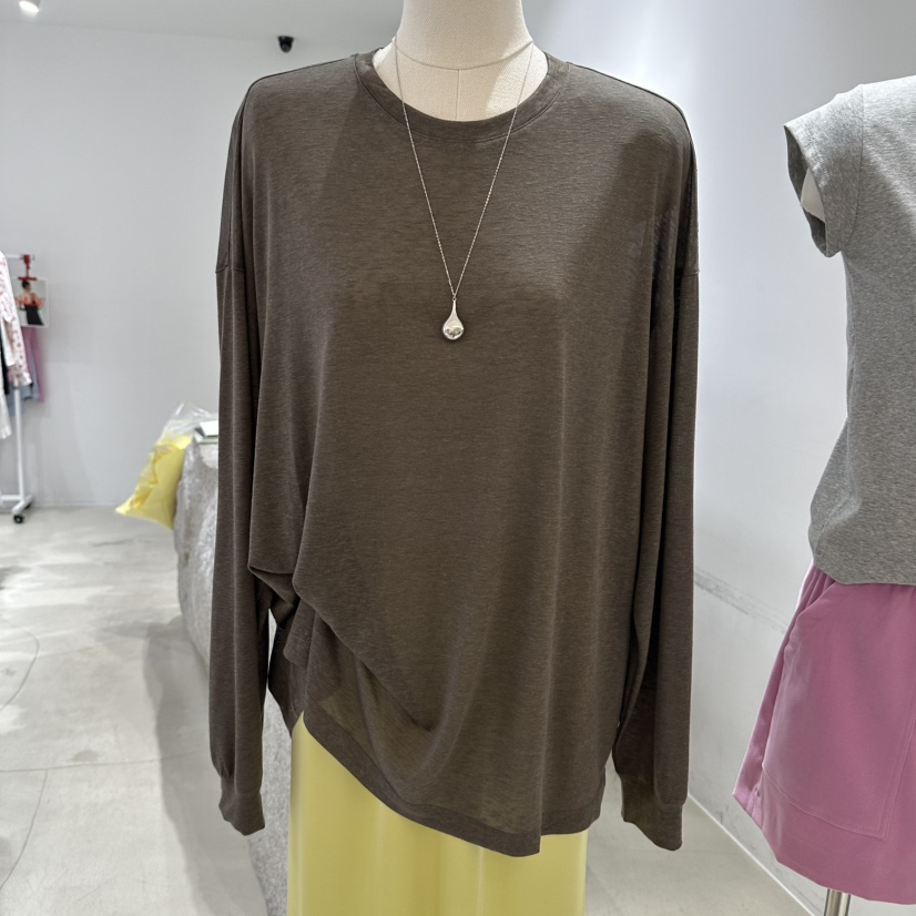 NEROLI 36韓國直郵女士新款休閑時尚推薦26春夏職業長袖T恤NEROLI 36長袖T恤圖色1