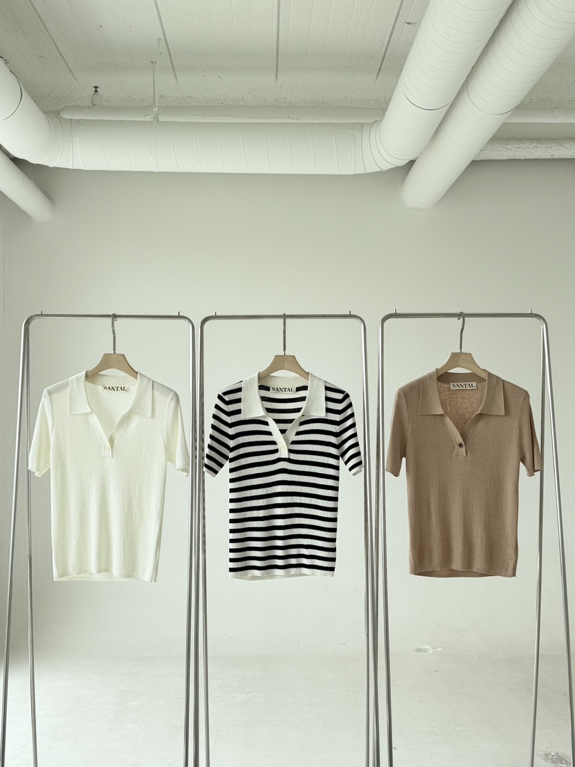 SANTAL韓國直郵實拍女裝新款推薦26春夏職業人氣熱賣休閑T恤SANTALT恤