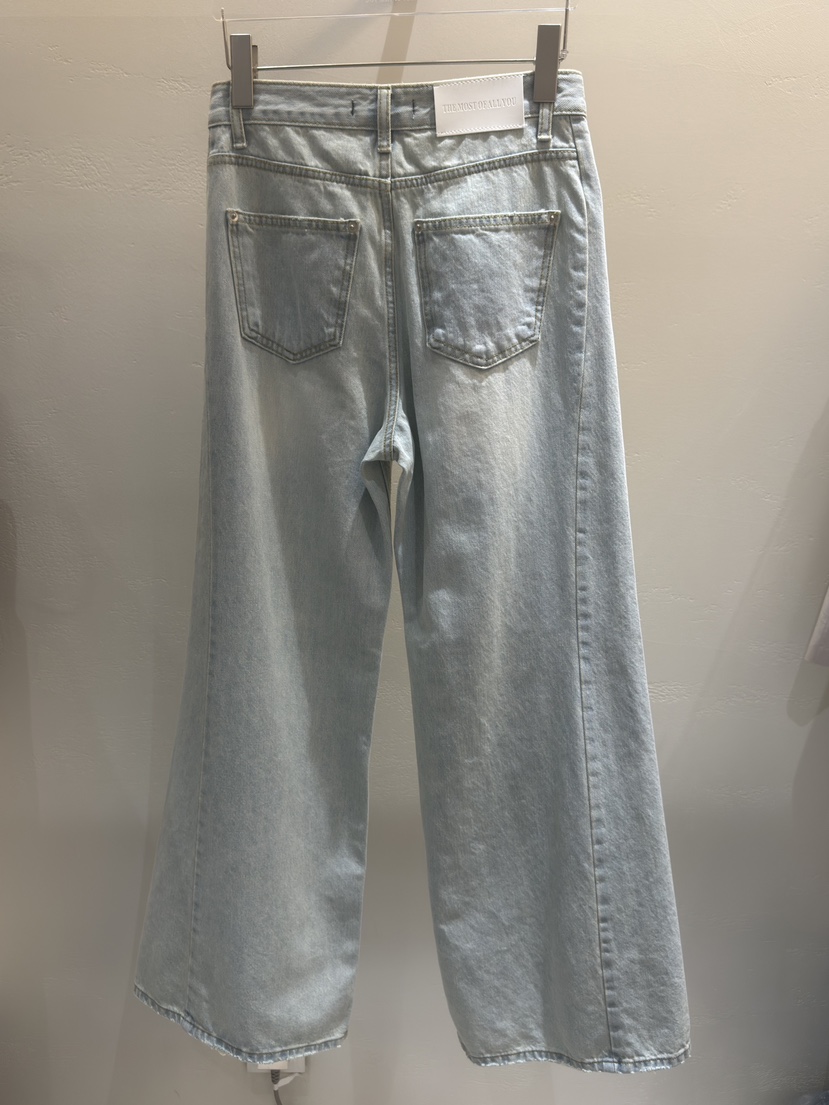 MOST OF ALL U韓國代購女裝新款休閑熱賣推薦26春夏牛仔褲MOST OF ALL U牛仔褲