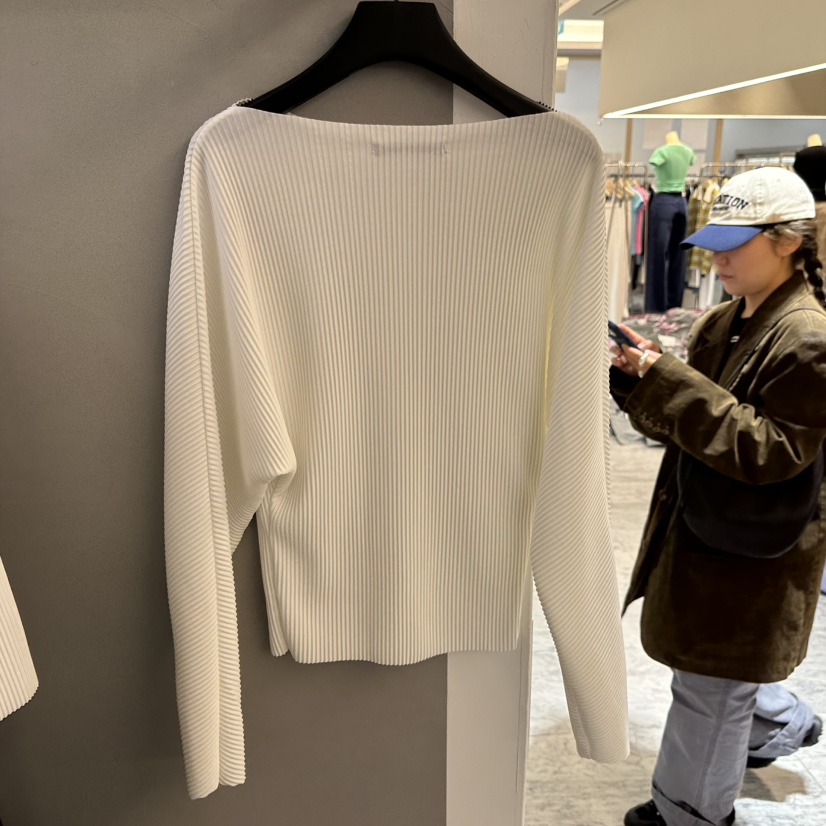 PROJECT WAVE-P韓國東大門代購女士新款人氣襯衫蕾絲衫褶裥PROJECT WAVE襯衫/蕾絲衫